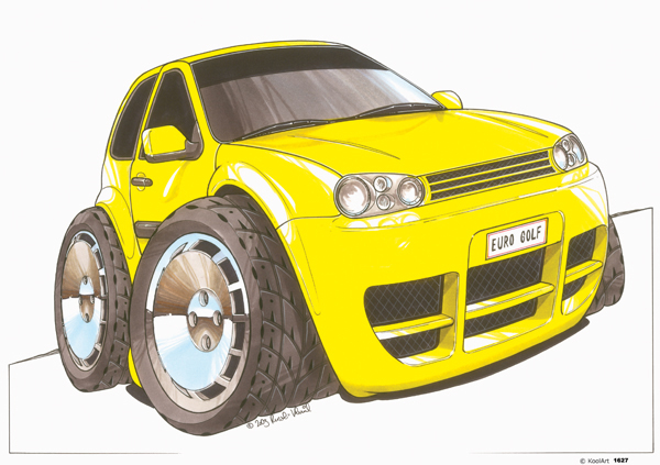 Volkswagen Golf Jaune