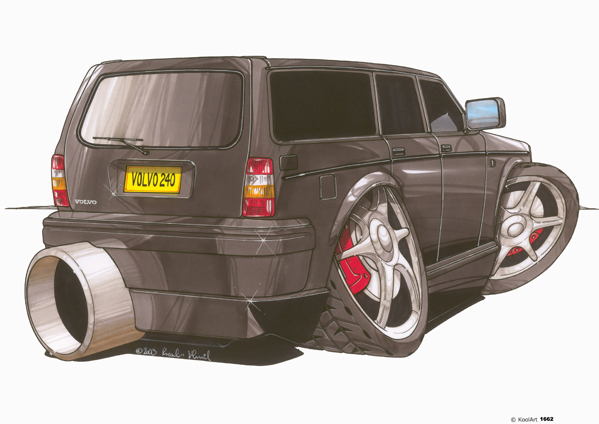 Volvo 240 Break Noir