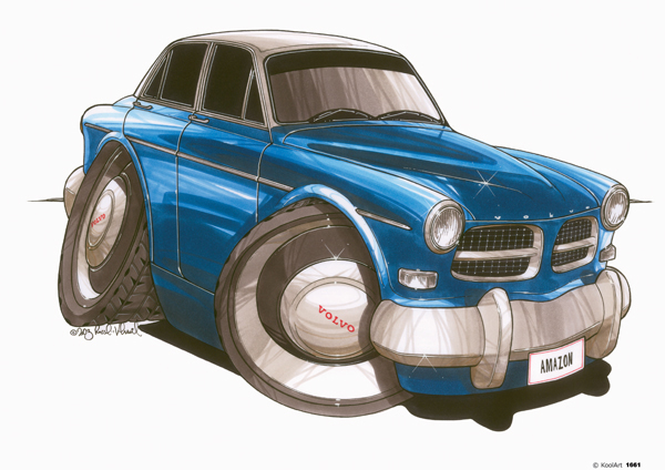 Volvo Amazon Bleue