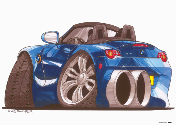 BMW Z4 Cabriolet Bleue