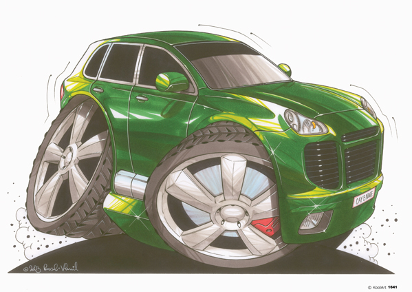 Porsche Cayenne Verte