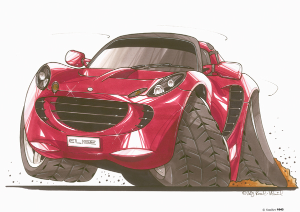 Lotus Elise Cabriolet Rouge