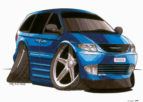 Chrysler Voyager Bleu