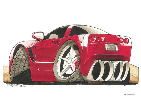 Chevrolet Corvette Rouge