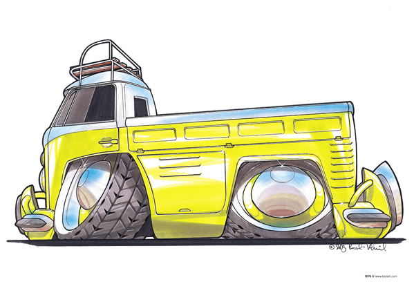 Volkswagen Combi Jaune