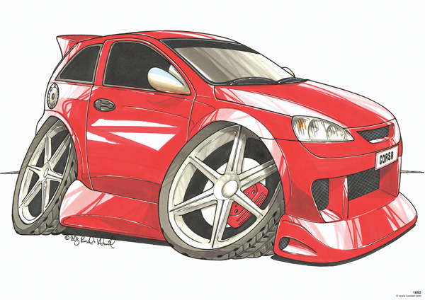 Opel Corsa Rouge