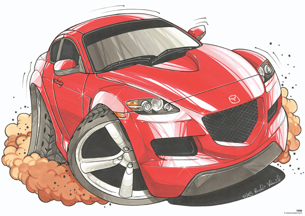 Mazda RX8 Sport Rouge