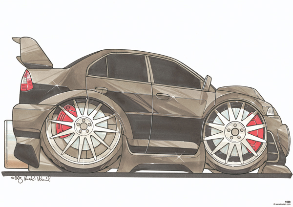 Mitsubishi Evo Noire