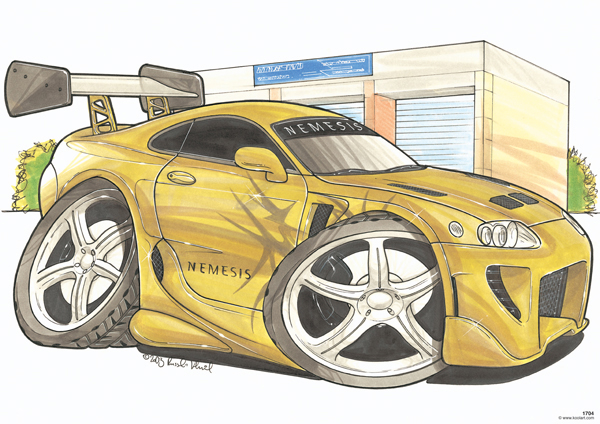 Toyota Supra Nemesis Dorée