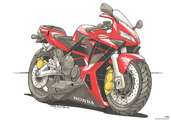 Honda CBR 600RR Rouge