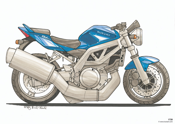 Suzuki SV 650 Bleue