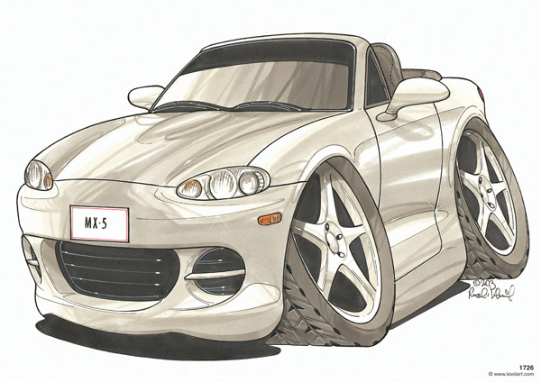 Mazda MX5 Cabriolet Grise