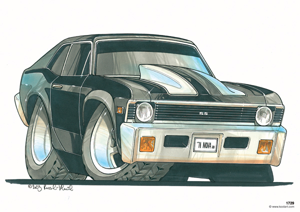 Chevrolet Nova 71 Noire