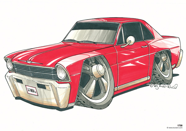 Chevrolet Nova 67 Rouge