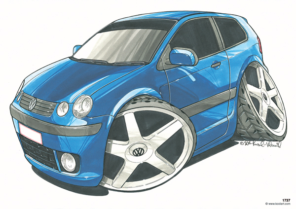 Volkswagen Polo Bleue