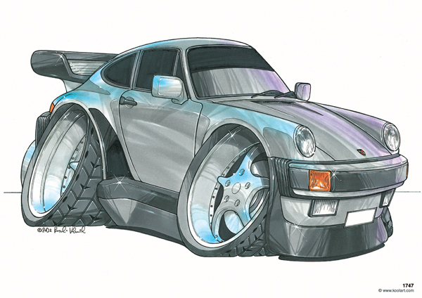 Porsche 911 Turbo Grise