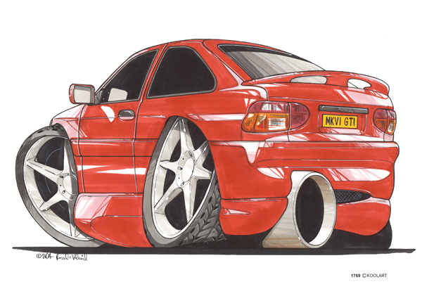 Ford Escort GTI Rouge