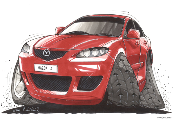 Mazda 3 Rouge