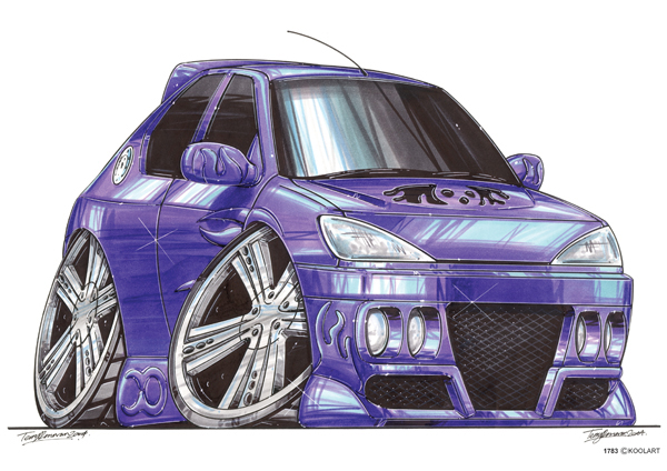 Peugeot 306 Tunning Violette