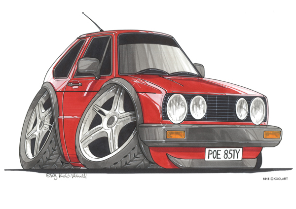 Volkswagen Golf Rouge