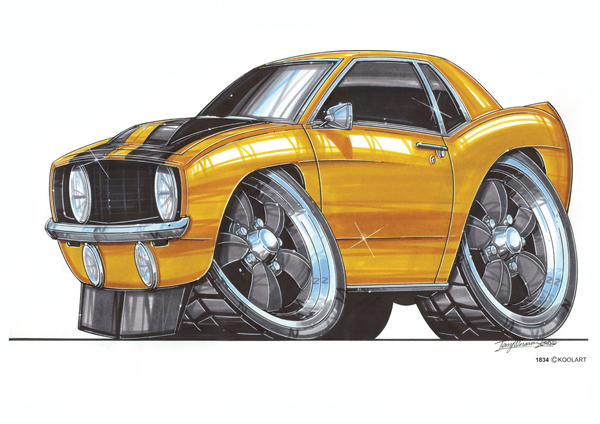 Chevrolet Camaro Orange