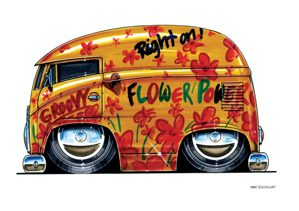 Volkswagen Combi Orange