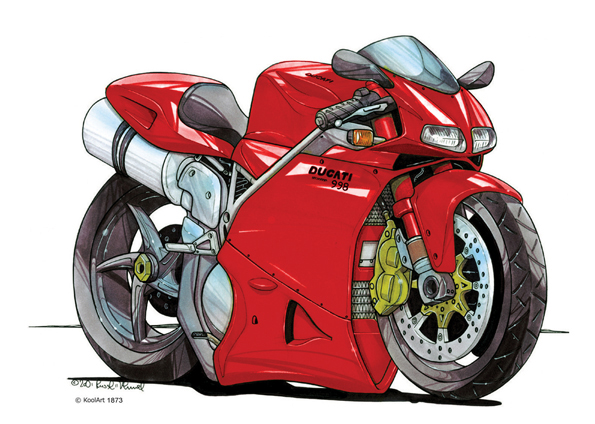 Ducati 998 Moto Rouge