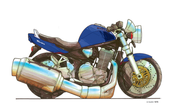 Suzuki Bandit Bleue