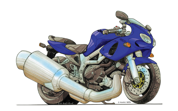 Suzuki SV 650 Bleue
