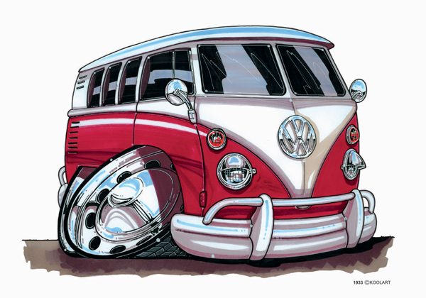 Volkswagen Combi Rouge