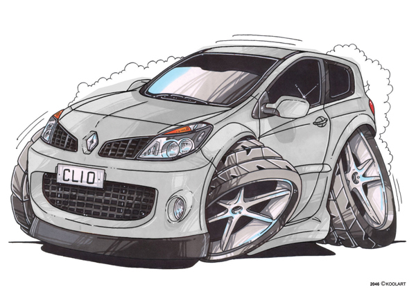 Renault Clio 3 Grise