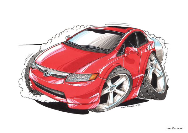 Honda Civic Rouge