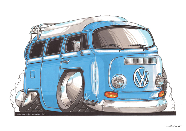 Volkswagen Combi Bleu