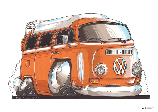 Volkswagen Combi Orange