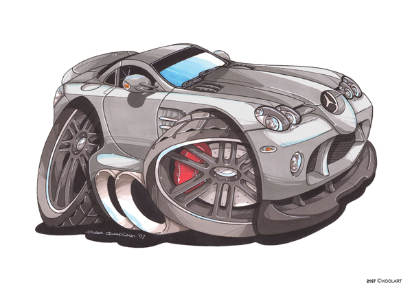 Mercedes SLR Grise