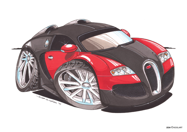 Bugatti Veyron Noire & Rouge