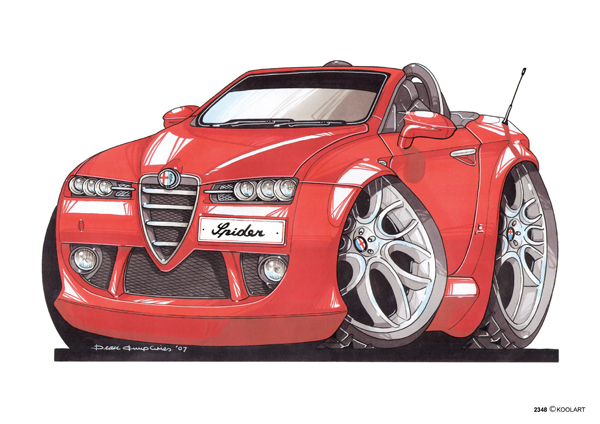 Alfa Roméo Spider Rouge