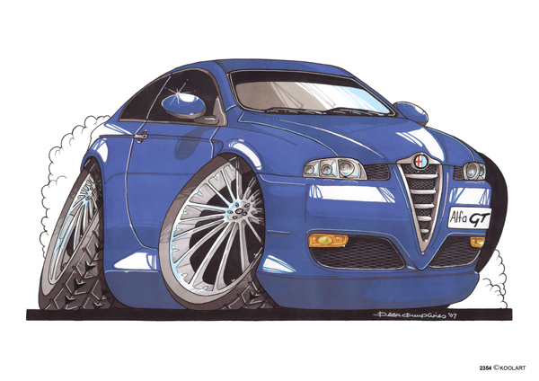 Alfa Roméo GT Bleue