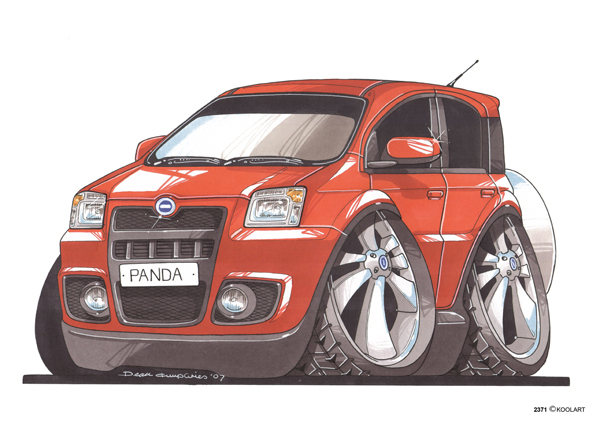 Fiat Panda Rouge