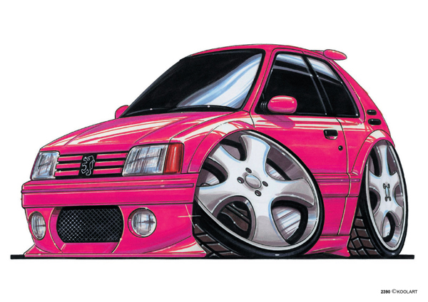 Peugeot 205 Rose