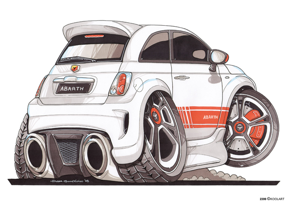 Fiat 500 Abarth Arriere