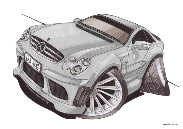 Mercedes CLK AMG Grise