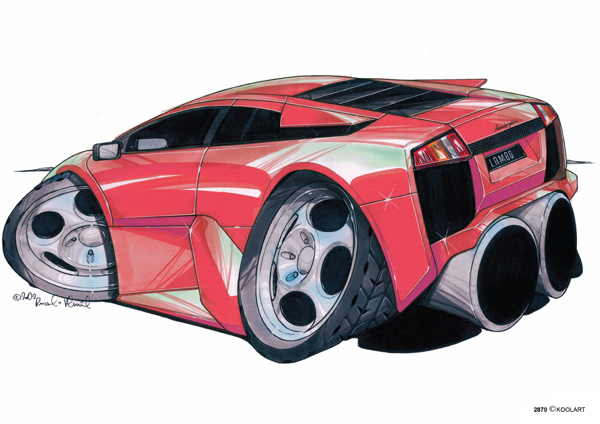 Lamborghini Murcielago Rouge