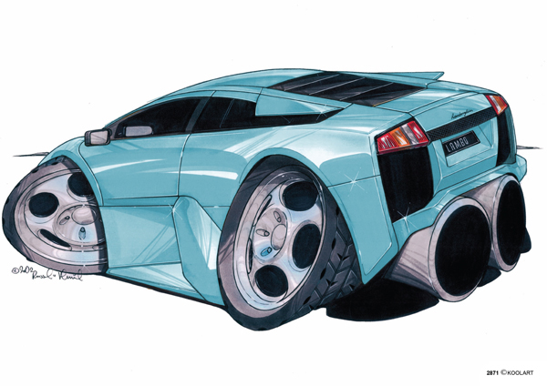 Lamborghini Murcielago Bleue