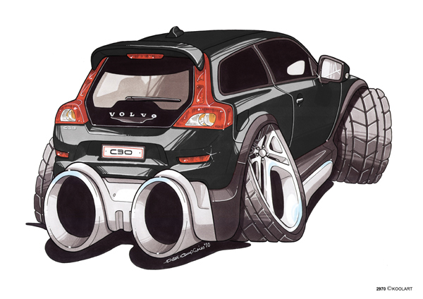Volvo C30 Noire