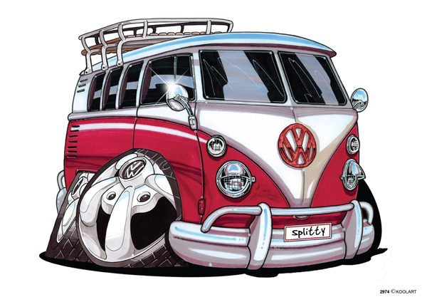 Volkswagen Combi Rouge