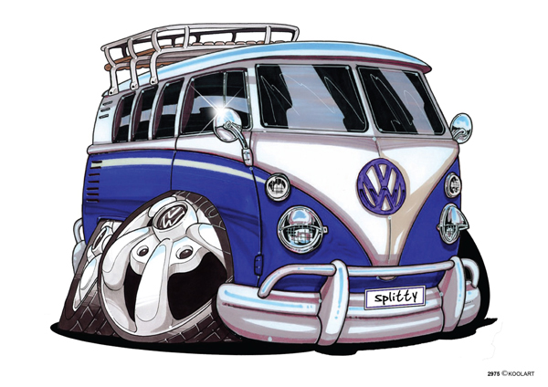 Volkswagen Combi Bleu