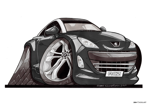 Peugeot RCZ Noire