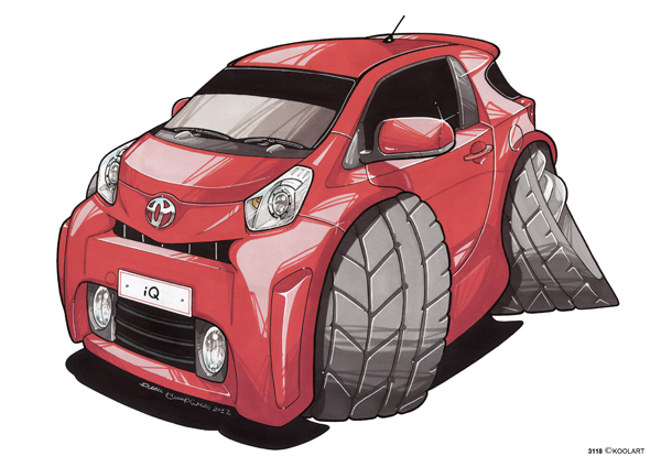 Toyota iQ Rouge