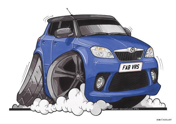 Skoda Fabia Bleue
